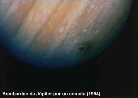 Bombardeo de Júpiter por un cometa (1994)