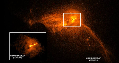 Galaxia M87 del agujero negro primer fotografía