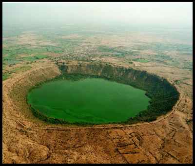 Crater Lonar en la India