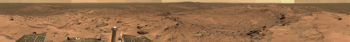 Foto panorámica 360 de Marte